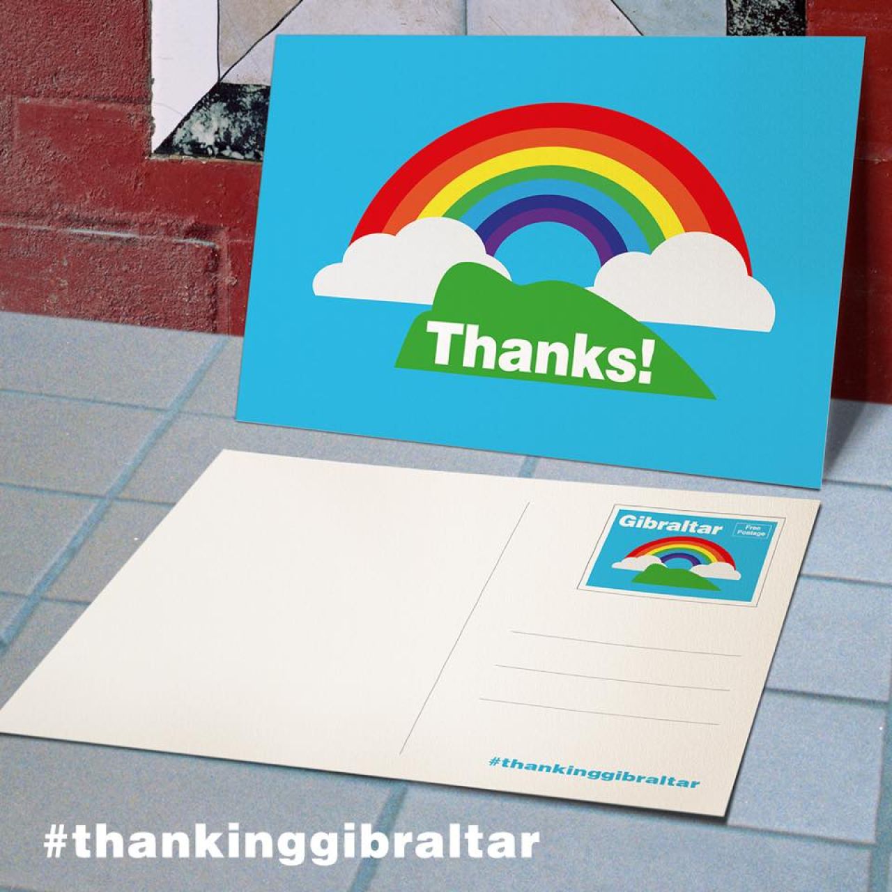 ‘Thanks’ Postcards To Be Delivered To All Gibraltar Addresses