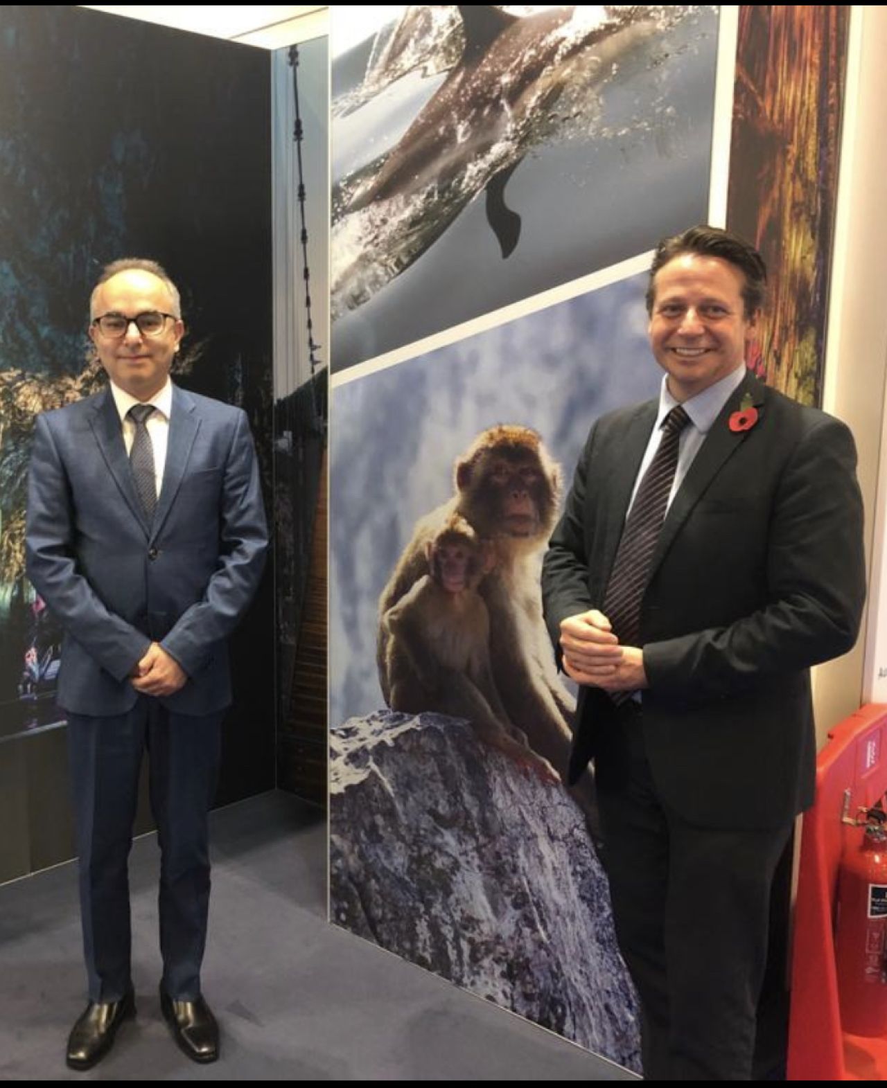 UK Minister For Tourism Visits Gibraltar Stand At WTM