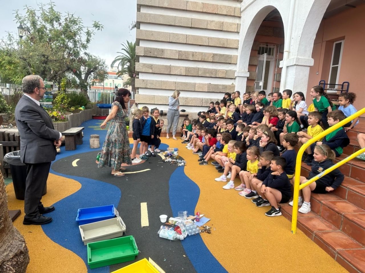 Minister Cortes and St Joseph’s Lower Primary explore ‘Heroes in the Community’