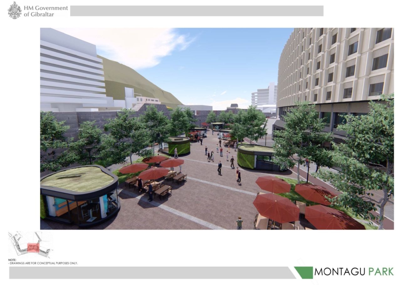 Line Wall Road And New Montagu Park Beautification Concepts Published By Government
