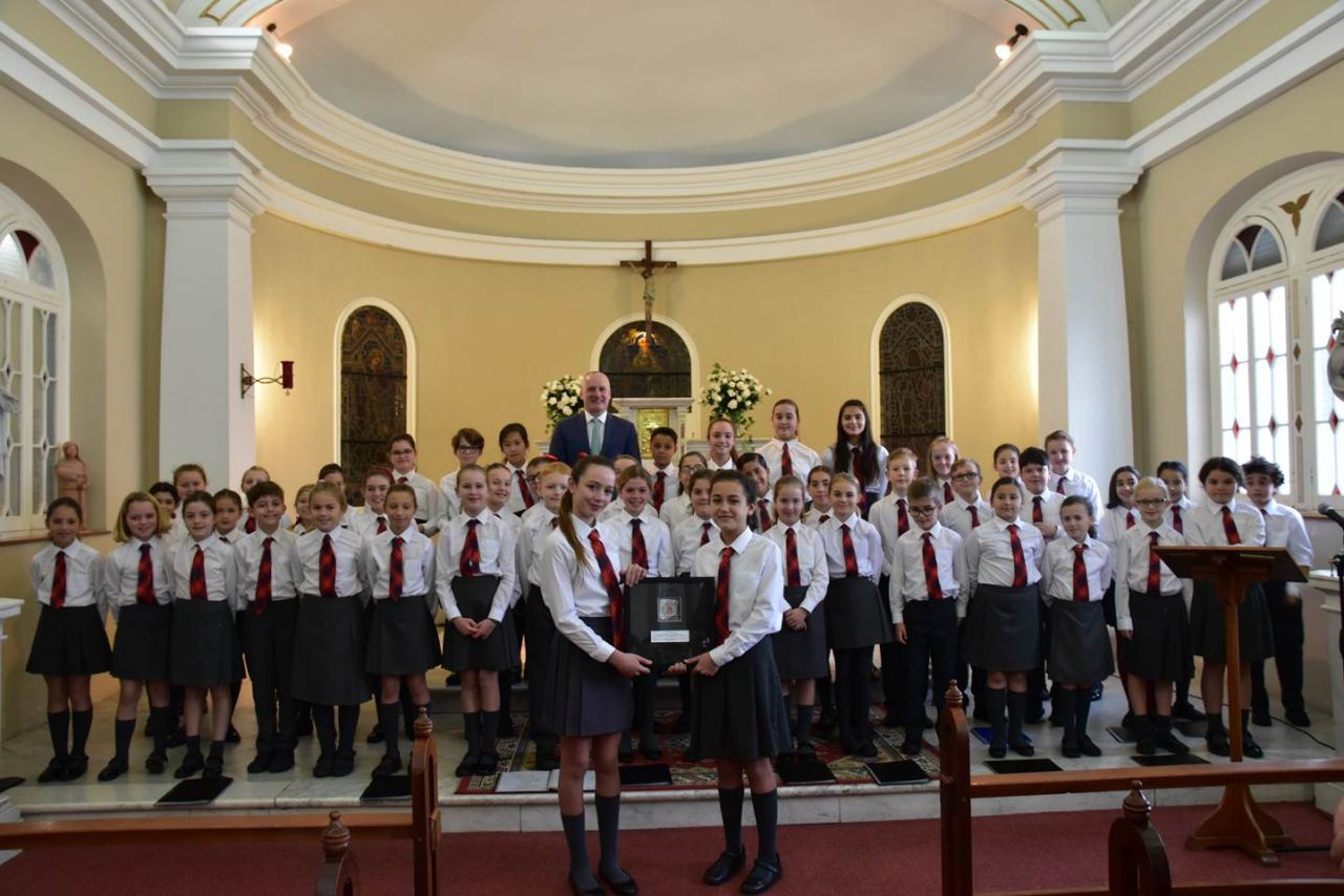 Governor’s Coin Presented To Loreto Middle School For Contribution To Music