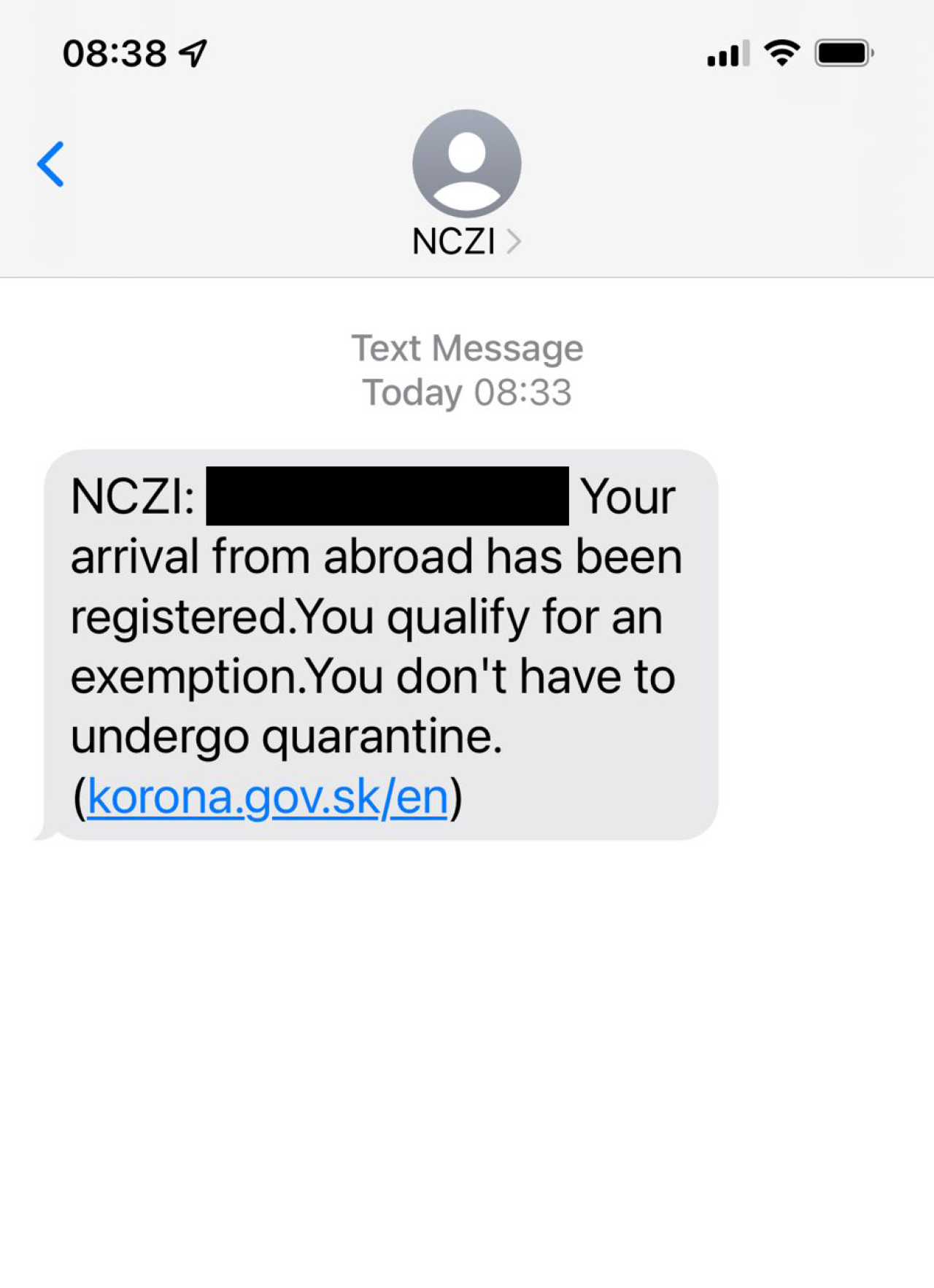 COVID-19 Scam Text Messages