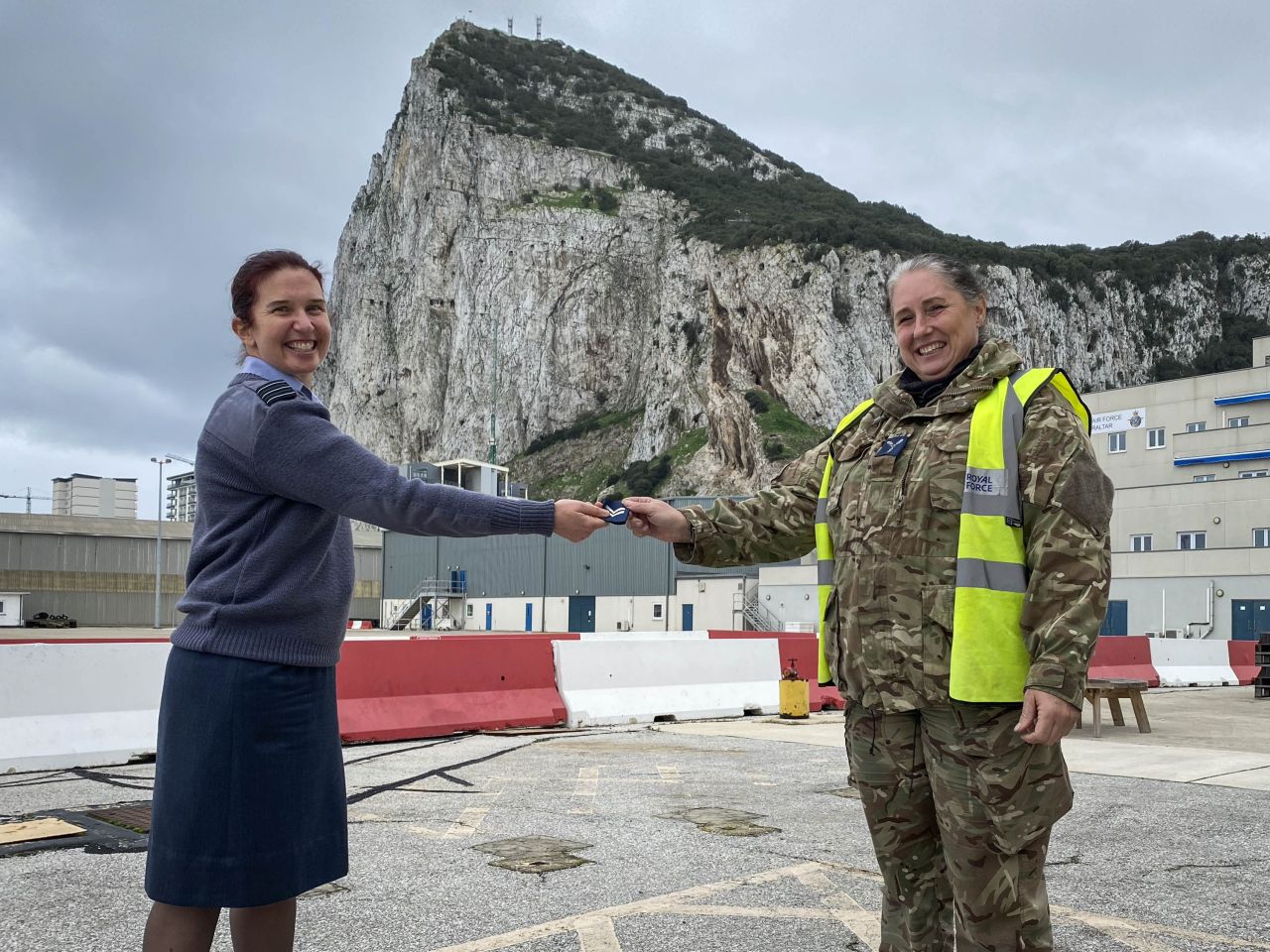 Promotion Presentation Held At RAF Gibraltar