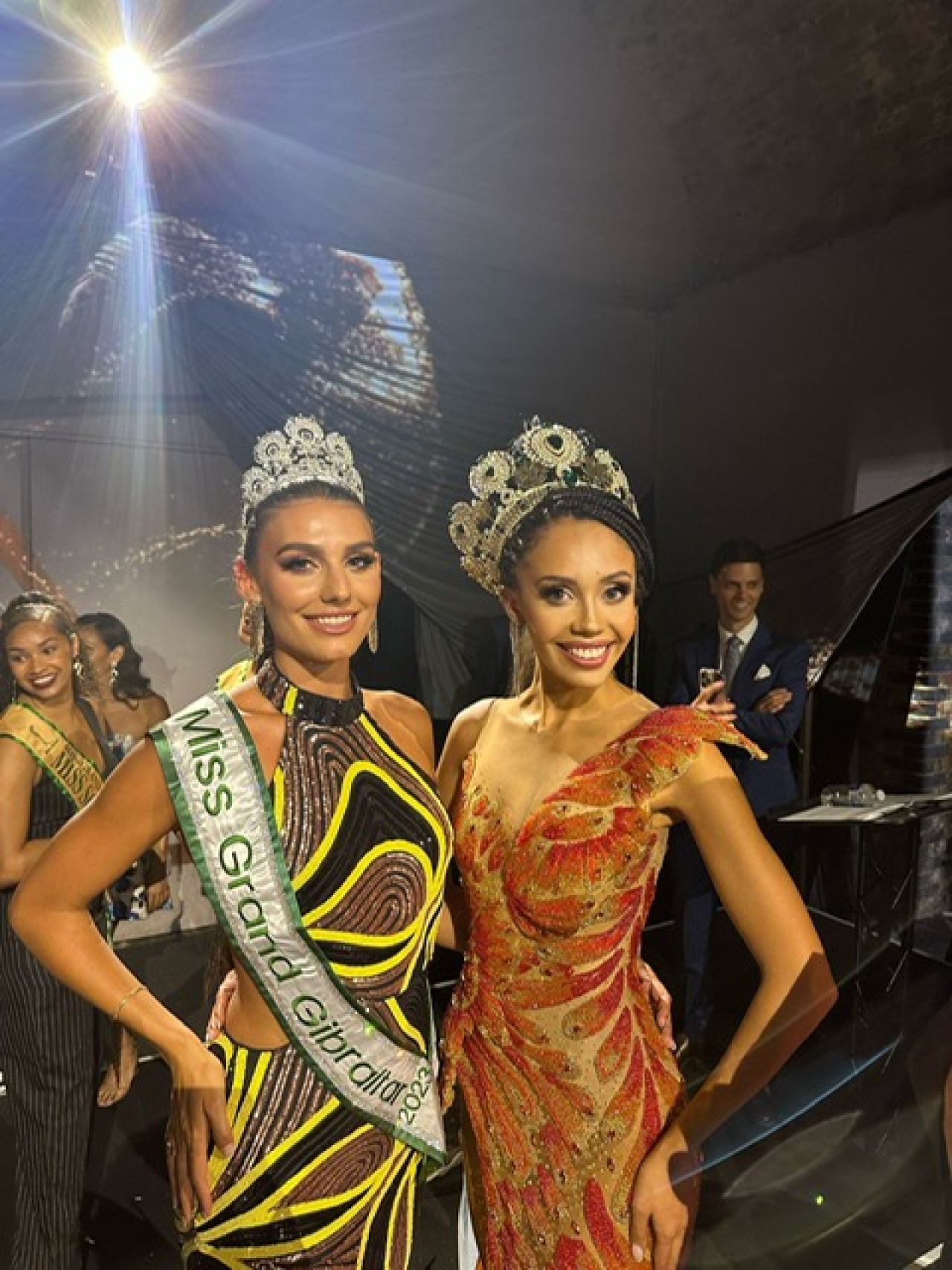 Miss Grand Gibraltar Visits Miss Grand UK 2023 In London