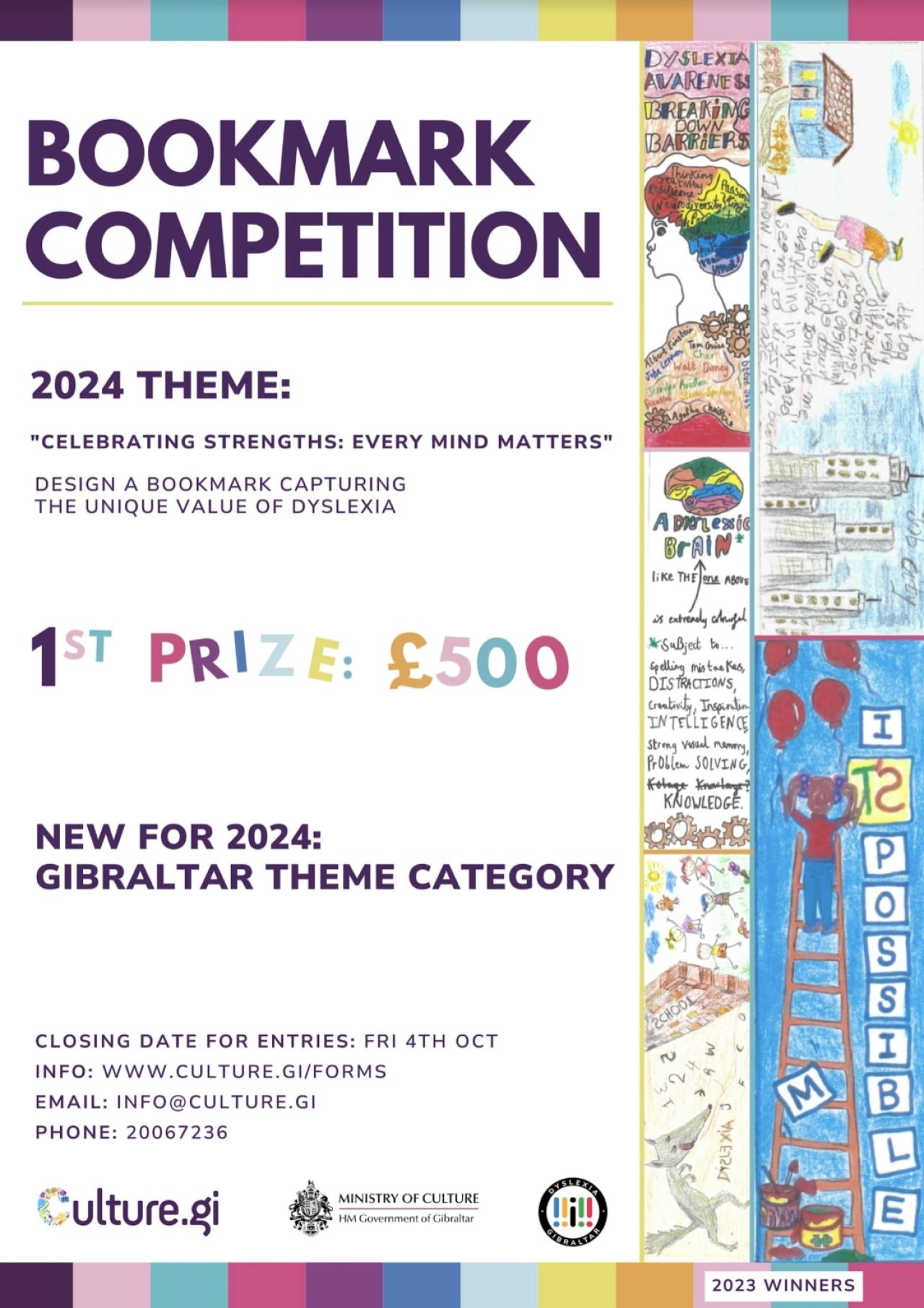 Autumn Bookmark Competition 2024