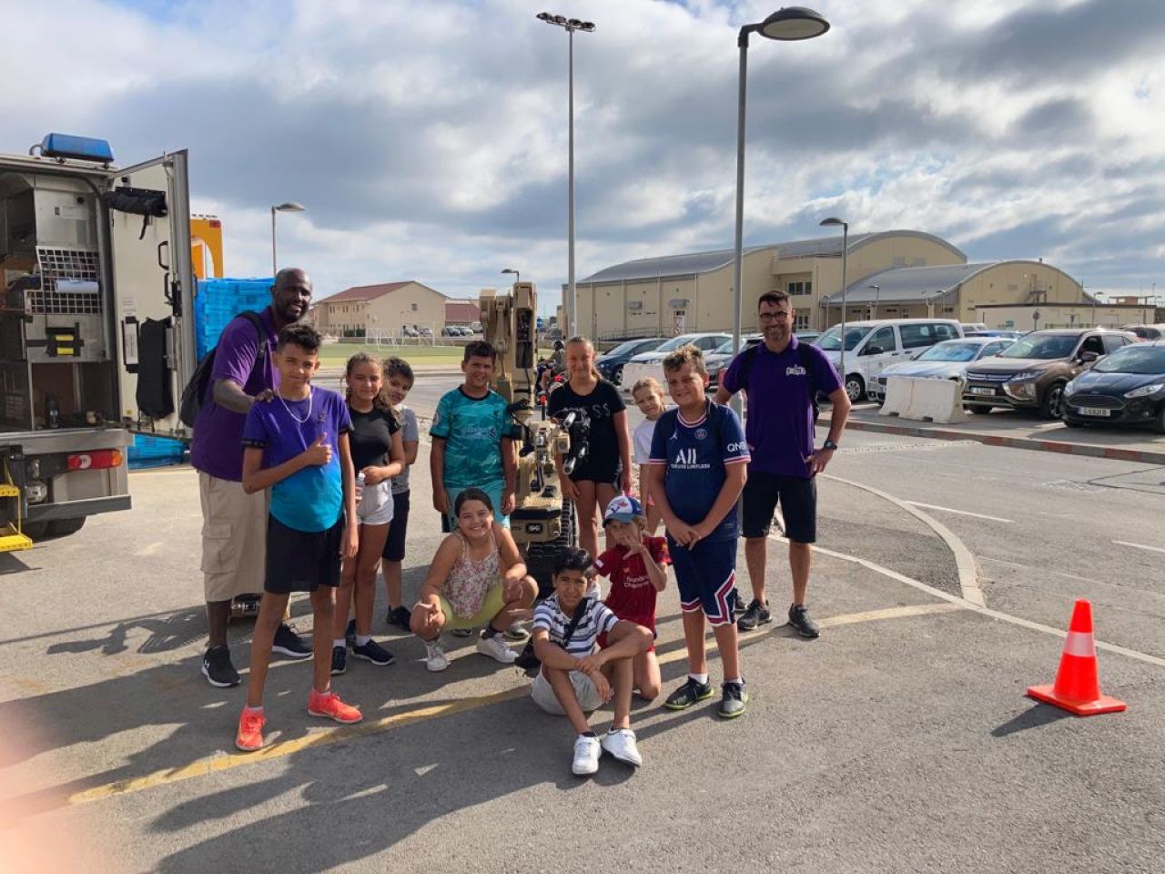 Youth Service Members Visit The Royal Gibraltar Regiment