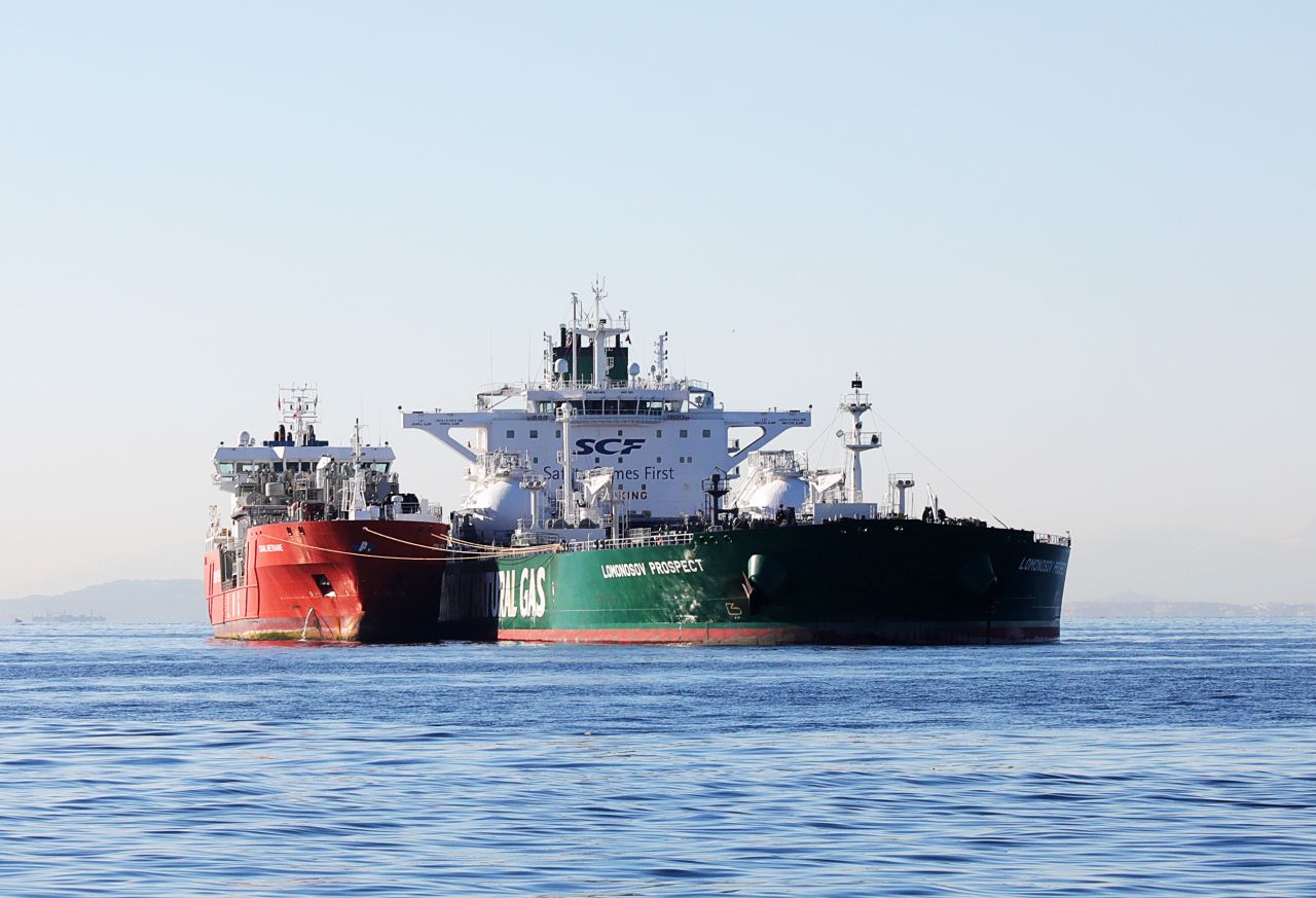 First LNG Bunkering Completed In Gibraltar By Shell