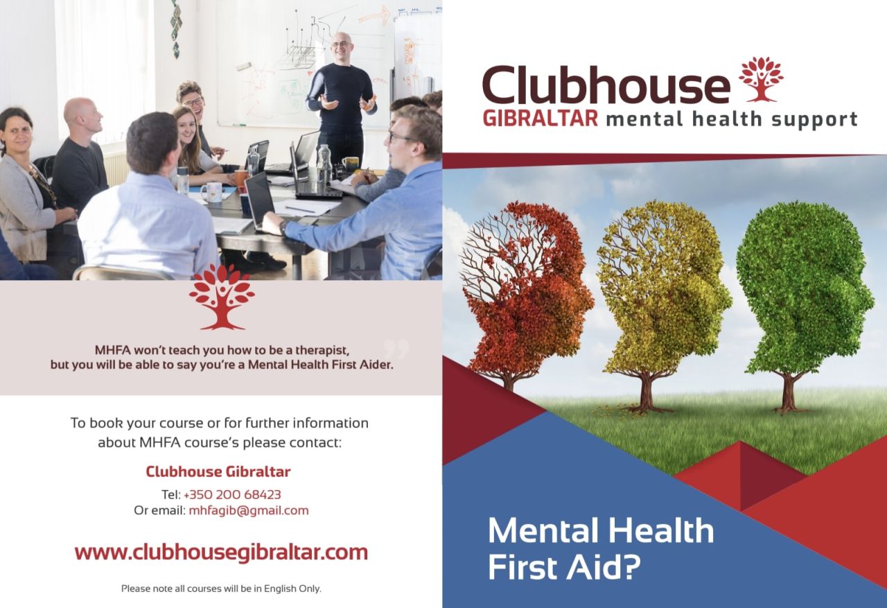 Clubhouse Gibraltar Announces Mental Health First Aid For Youth