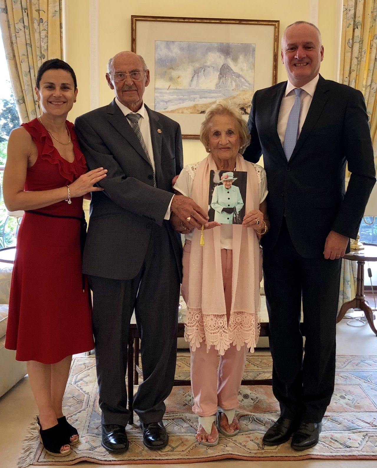 Mr And Mrs Sene Receive Wedding Anniversary Message From The Queen