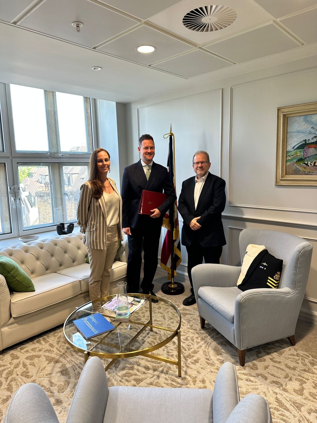 Minister Cortes Meets Minister Morgan
