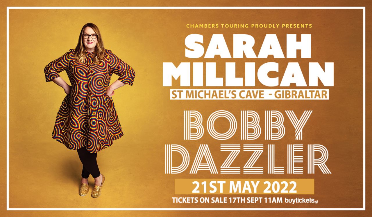 Comedian Sarah Millican Confirms Gibraltar Date on her New 2021/2022 Tour