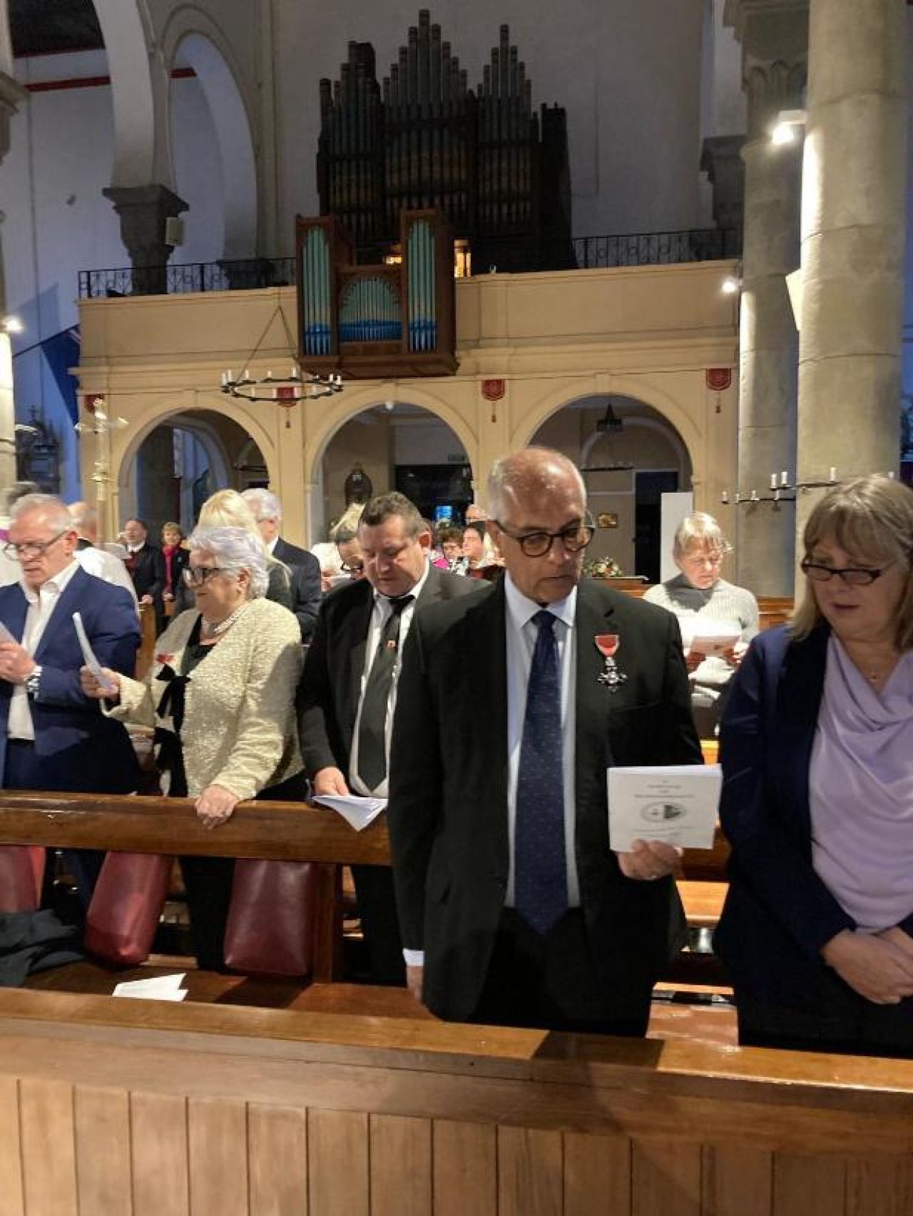 Order Of The British Empire Gibraltar Association Holds Service Of Remembrance