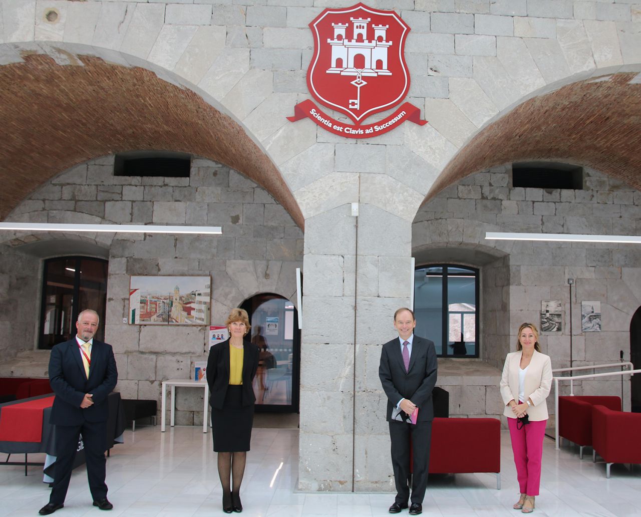 Governor Visits University Of Gibraltar Campus