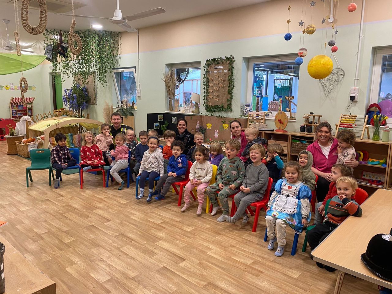 Officers Visit Queensway Nursery