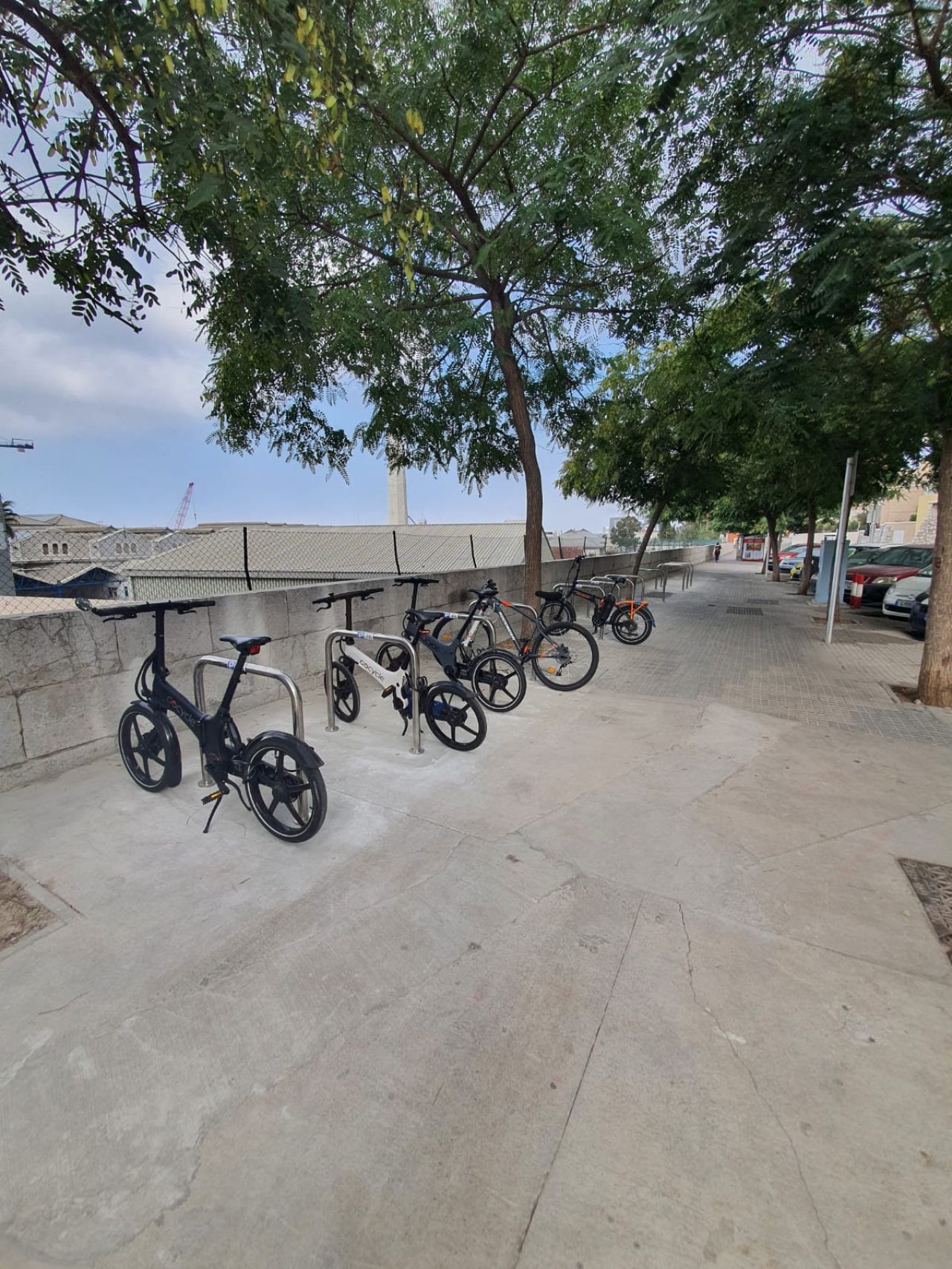 New Bicycle Racks at Rosia Road