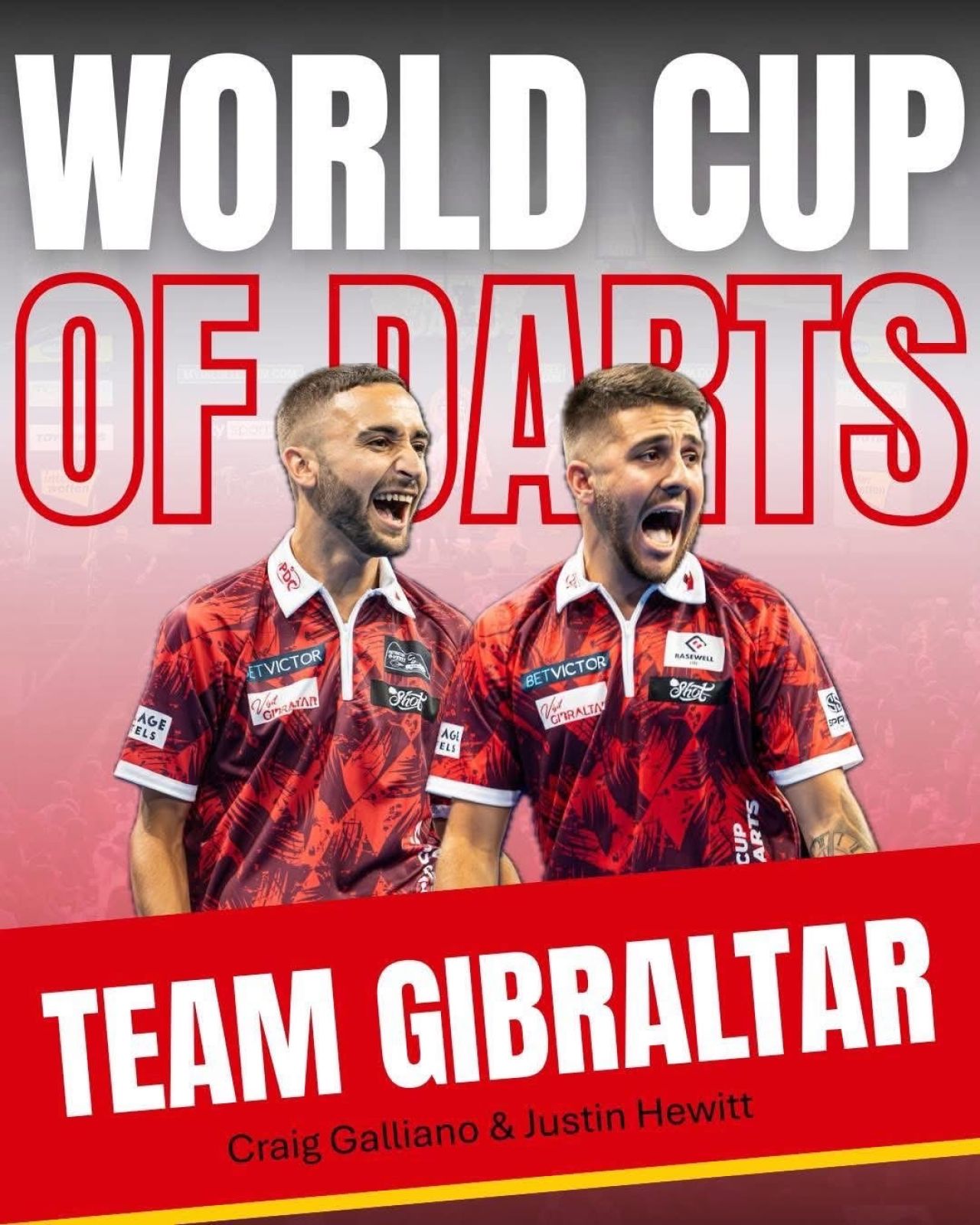 Craig Galliano And Justin Hewitt Drawn In Group D At World Cup Of Darts