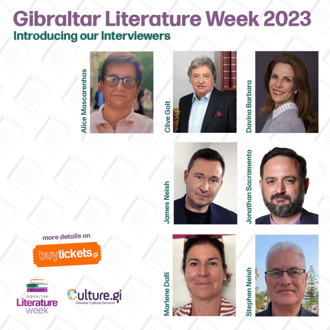 Gibraltar Literature Week 2023 - School Authors & Interviewers