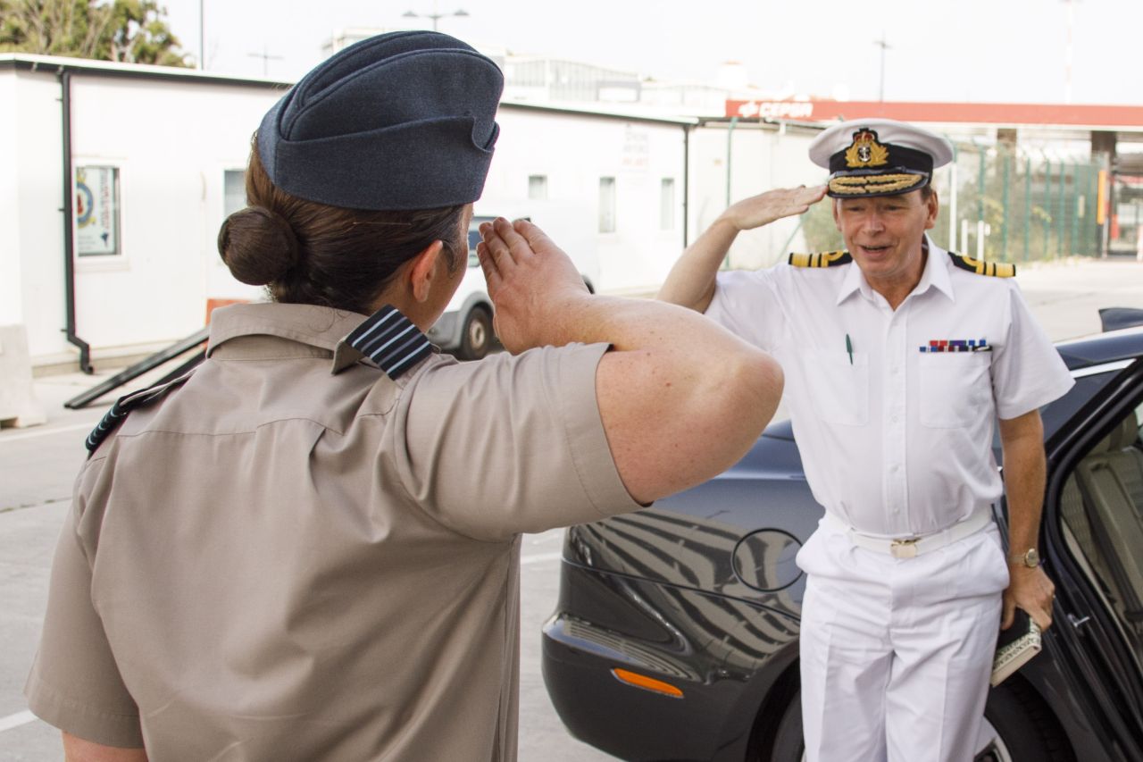 Governor Visits RAF Gibraltar