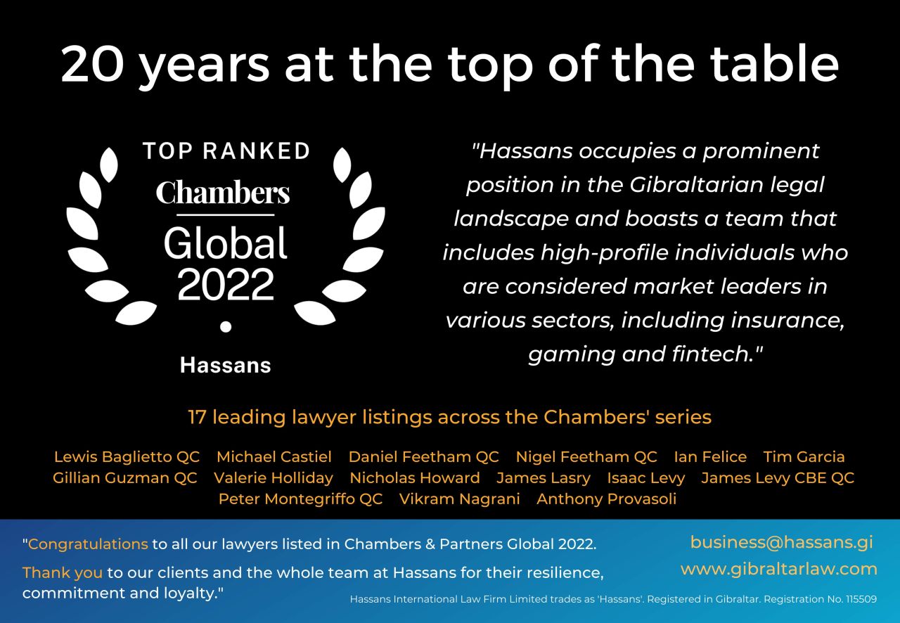 20 Years At The Top Of The Table For Hassans In Chambers And Partners
