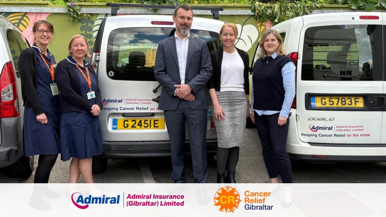 Admiral Insurance Gibraltar Sponsors Cancer Relief Gibraltar Vans Running Costs For 2025