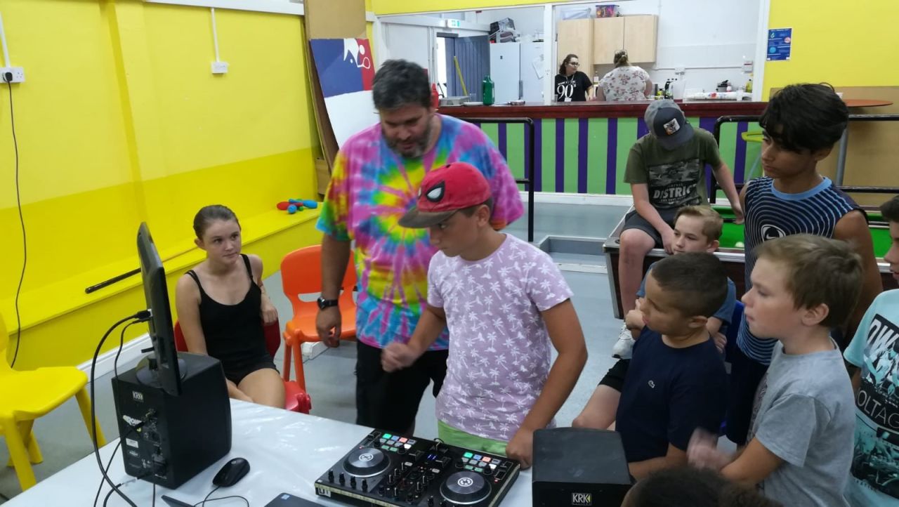 DJ Stuart Santos Visits Laguna Youth Club