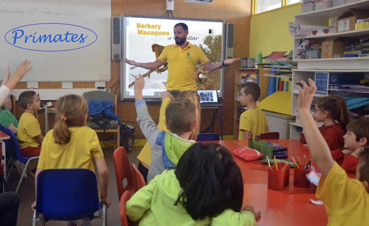 Governor’s Meadow Year 2 Pupils Learn About Barbary Macaques