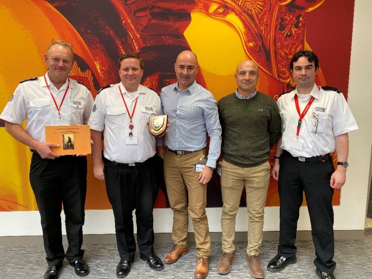 Gibraltar Fire and Rescue Service Officers Visit London Fire Brigade