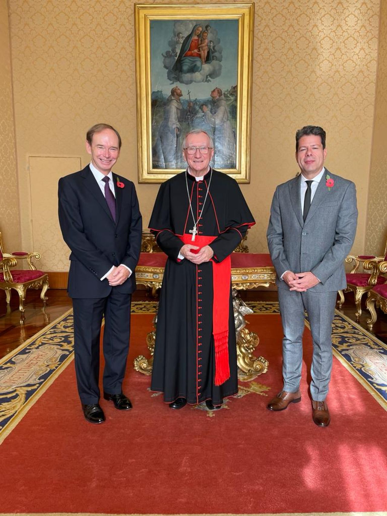 Governor and Chief Minister Meet His Holiness Pope Francis and Vatican Secretary of State, Cardinal Pietro Parolin